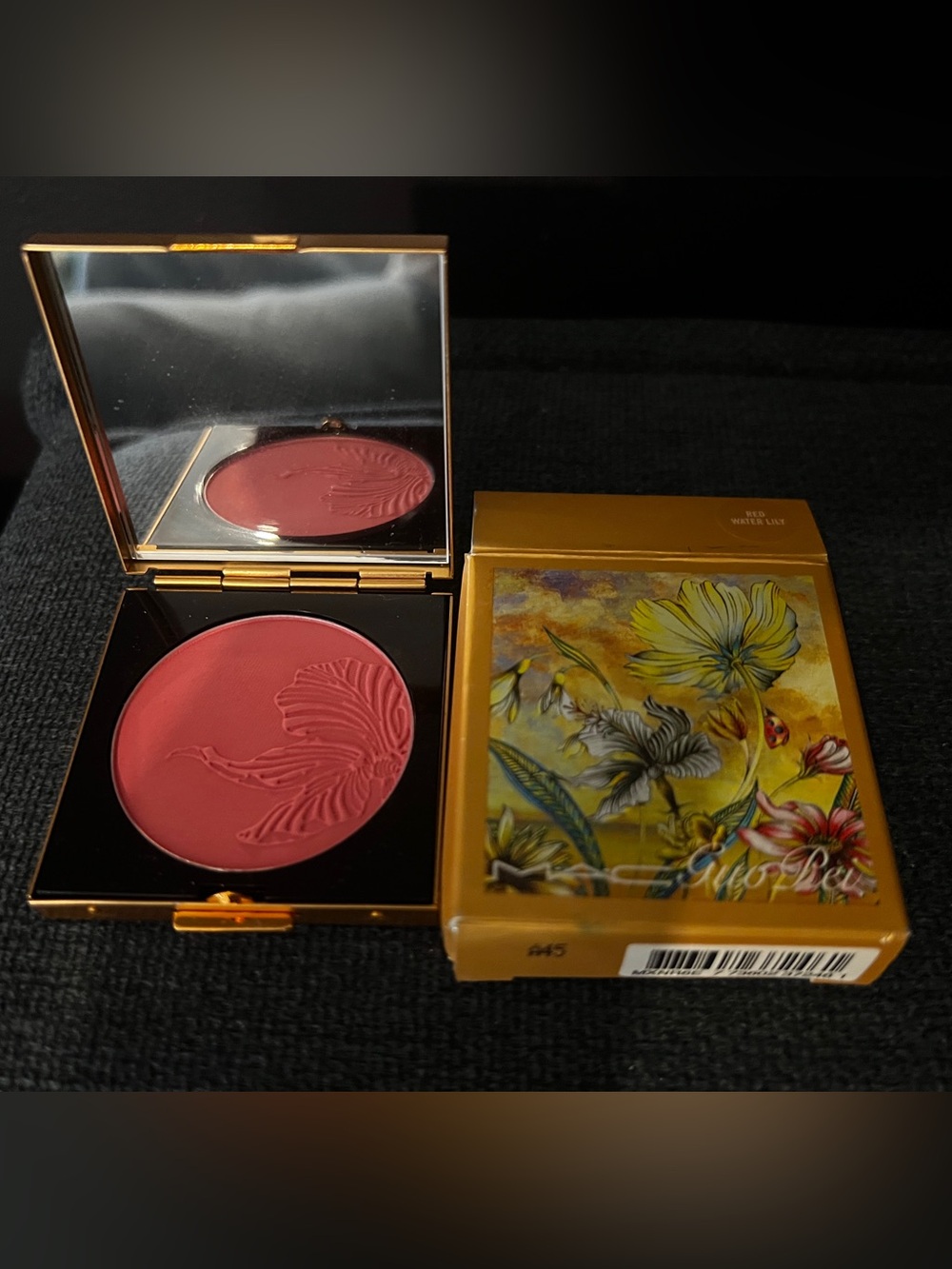 MAC x Guo Pei, LE Red Water Lily blush, circa 2015